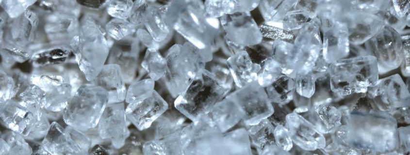 cristales con cenizas de incineracion